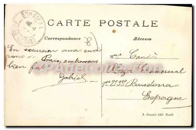 Bougival — Vista tirada da Côte — A. Ossart édit Rueil n°30 — Verso