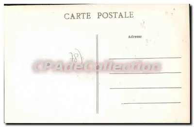 Montfort-l'Amaury — Rue de la Treille, Haus des 16. Jahrhunderts, in dem V. Hugo lebte — J. Warrant — Rückseite