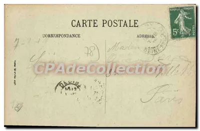 Poissy — Most w Poissy widziany z małego portu — LL — Rewers