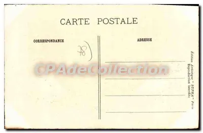 Château de Rambouillet — Seine-et-Oise — Édition Artistique SUPRA Paris — Verso
