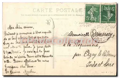 Meulan - De Kleine Armpjes van de Senna — Collectie A. Foussat — Achterkant
