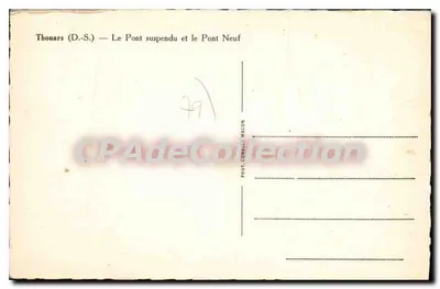 थूआर्स (दक्षिण-पश्चिम) — लटके हुए पुल और नया पुल — फोटो. कॉम्बेल मैकॉन — पीछे