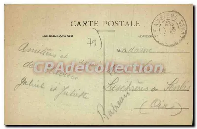 Saint-Aubin-de-Baubigné — Antiga residência de La Rochejaquelein — editor: La Durbelière — Verso