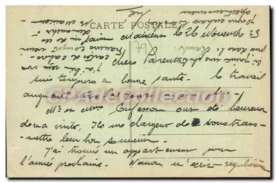 Saint-Maixent — Zielone Aleje — Kolekcja E. Blanchon — Rewers