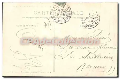 Parthenay - Toren en Brug Sint Jacob — Cliché Lahorre, Collectie A. Bourdeau, 8e editie — Achterkant
