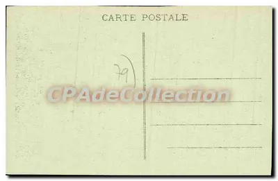 Niort - Piazza San Giovanni — monumento centrale con statua alata, caffè du Progrès a sinistra — Collezione Mas Ménard, n°216 — Verso