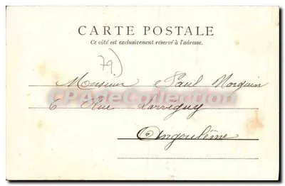 Poitou (Deux-Sèvres) — Environs de Niort — Clocher de l'Église Abbatiâle — Collection G. B. X. — Rewers