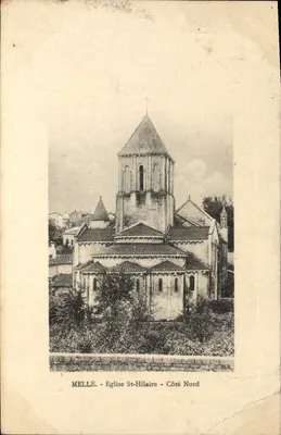 Melle - Igreja de São Hilário - Lado Norte