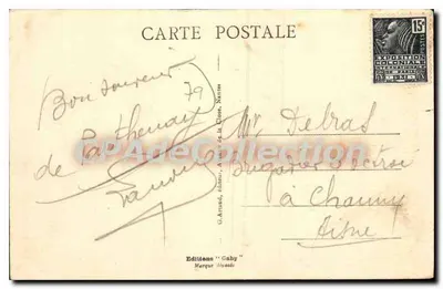 Parthenay - Le Grand Hôtel et le Théâtre — S. D. R. A. Y. n°32 — Verso