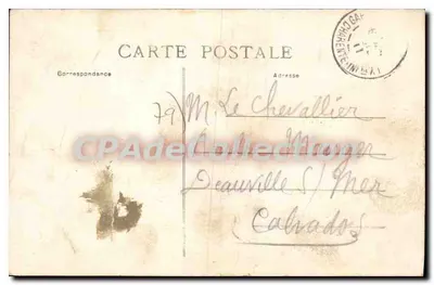 Niort — Kościół św. Andrzeja — widok miasta z rzeką i mostem — wydawca Clouzot, Niort, n°8 — Rewers