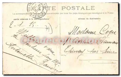 Nossa Senhora de Beauchène (Deux-Sèvres) — Facha da Capela — Cliché Baudry — Verso