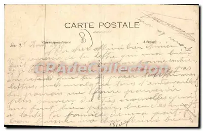 Montdidier (Somme) — Beeld van Parmentier — Boekhandel Gigau — Achterkant