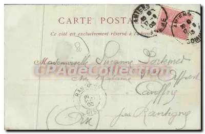 Amiens — Zegar Dewailly, Plac Gambetta — kolekcja ND Fot. nr 72 — Rewers