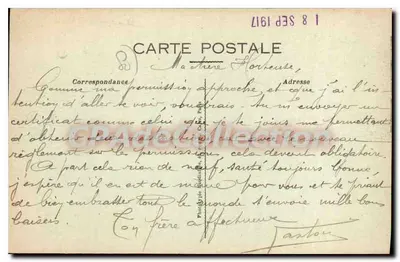 Entrada dos Alemães em Amiens — A Grande Guerra 1914-16 — Phot-Express, Vizé Paris 28 — Verso