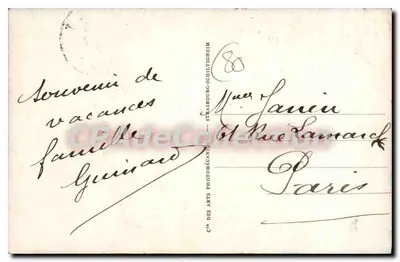 Cap d'Ault-Onival — Terrasa Kasyna i Wysoka Skarpa — Spółka Sztuki Fotomechanicznej, Strasbourg-Schiltigheim — Rewers