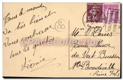 ONIVAL-sur-MER (Somme) — Ogólny widok (marée niska) — Foto Haicour — Rewers