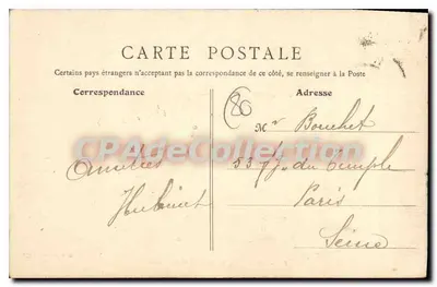 Amiens. O Lago da Holoie — B. F., PARIS, n°11 — Verso