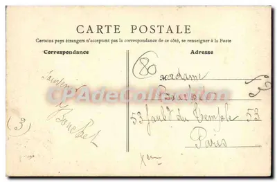 Amiens (Somme) - Ponte e Avenida de Beauville — Benibut, n°19 — Verso