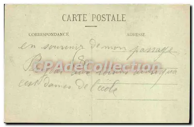 Montdidier (Somme) — Vista geral e Igreja de São Pedro — Livraria-Casa de Meias P. Gigan, Montdidier — Verso