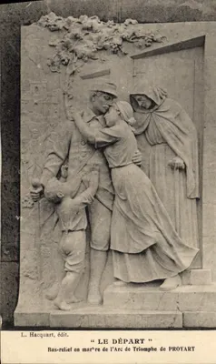 O Departamento — bas-relief em mármore do Arco do Triunfo de PROYART — L. Hacquart, editor