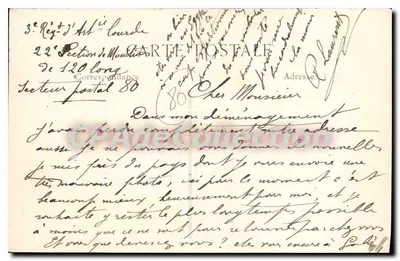 Albert — Aspecto de um bairro destruído — (Último bombardeio) — L. C. H. Paris n°297 — Verso