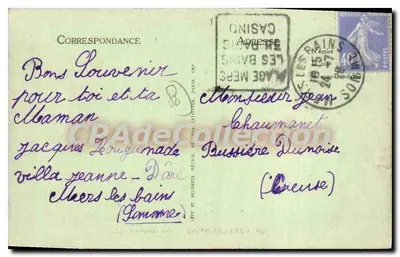 Mers-les-Bains — Vista Geral — LL, n°128 — Verso