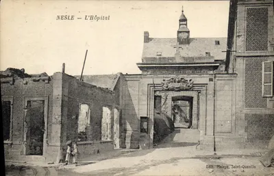 Nesle — O Hospital — Hospital Temporário de Nesle