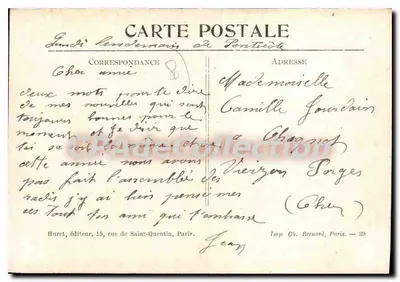 Guerbigny (Somme) — Casa bombardeada — Guerra 1914-1915 — N° 143 — Verso