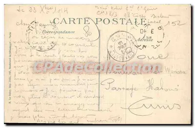 Albert (Somme) — As Ruínas — CPAdeCollection — Verso