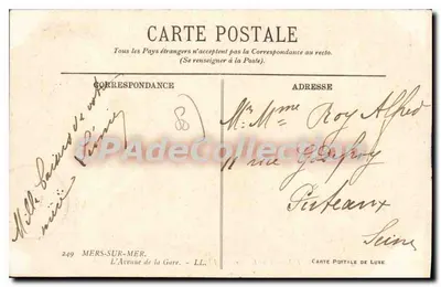 MERS-SUR-MER — Aleja Gare — LL. — Rewers