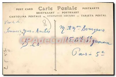 Mers-les-Bains (Somme) — Widok Promenady nad plażą — ND Phot. — Rewers