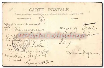 CAYEUX-SUR-MER — O Banho — B. J. C., Paris — Verso