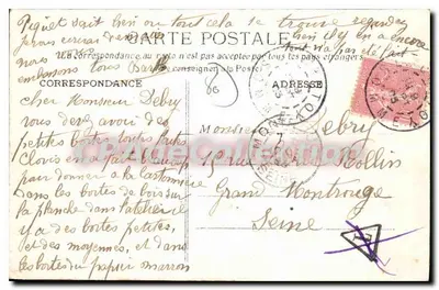 AULT - La Terrasse — L. Caron, fot. — wyd., Amiens. N° 36. — Rewers