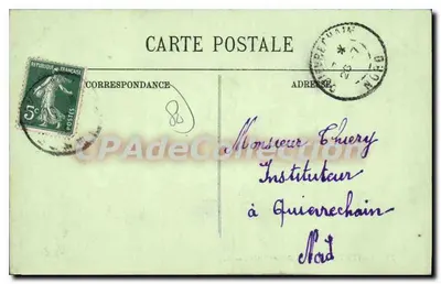 Cayeux-sur-Mer — Nos Bosques de Pinheiros — LL. n°55 — Verso
