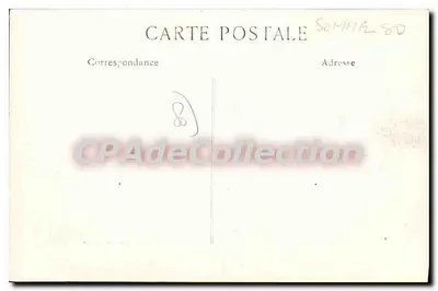 Amiens — Rue de Noyon — Entrada da Cidade — L. Garon, foto. Ed. Amiens — Verso