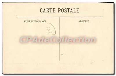Amiens — A Relógio e a Rua dos Vergeaux — LL. n°36 — Verso