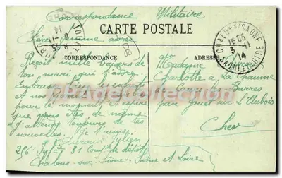 Abbeville — Antiguo Refugio de los Templarios (siglo XV) — LL. — Reverso