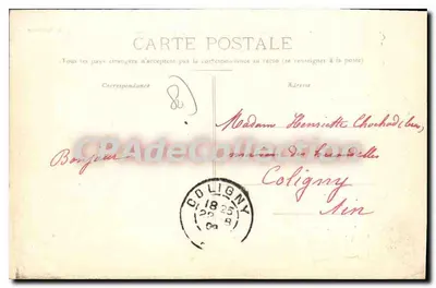 CAYEUX-SUR-MER — Praia, lado Oeste — Coleção privada — Verso
