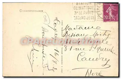 Cayeux — A Praia — L.L. — 66 — Editor L.L. — Verso