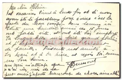 CAYEUX-sur-MER — BRIGHTON — A Praia com Maré Baixa — LL. — n° 158 — Verso