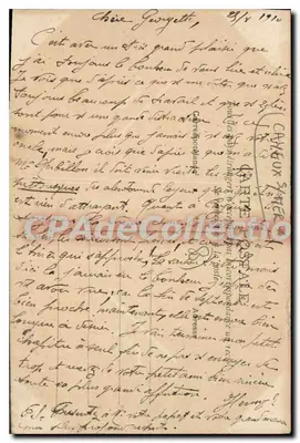 Un Ricordo di Cayeux-sur-Mer — editore Circe, n° 4425 — Verso