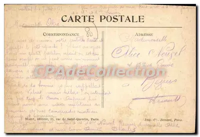 Rosières-en-Picardie (Somme) — A Praça — Visé a Paris N° 178 — Guerra 1914-1915 — Verso