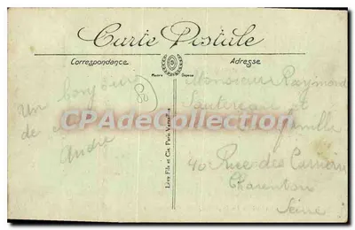 Mers-les-Bains — A Promenade da Praia — L.I. — Verso