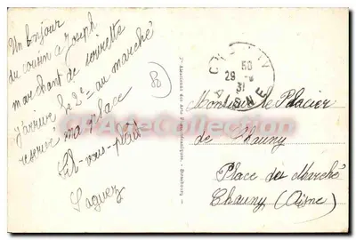 Mers-les-Bains - A Esplanada e a Praia — Exposição Colonial Internacional de Paris 1931 — editor não identificado, n° 69 — Verso