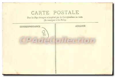Abbeville — La Plaza del Almirante Courbet y la Iglesia de San Vulfrano — LL, n°86 — Reverso
