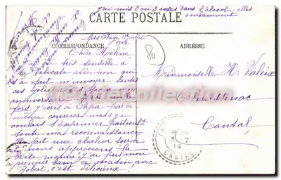 Mers-les-Bains — Vista geral da Praia tirada da Falésia — LL. — Sélecta, n°55 — Verso