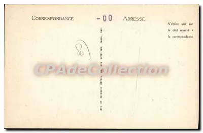 Cayeux-sur-Mer — O Farol — Imp. Levy & Neugeis, Paris — Verso