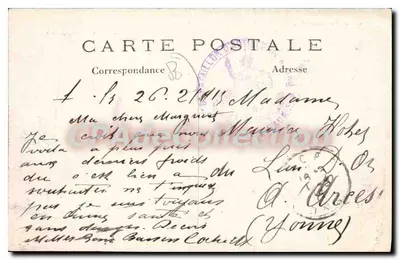Trincheiras francesas em Albert — Batalha da Somme — Phot-Express — Verso
