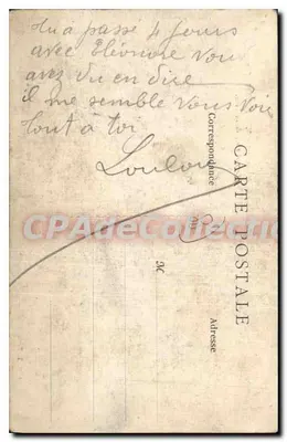 Albert (Somme) — Ruínas após a Grande Guerra 1914 — Editor L.M. E. (Paris) — Verso