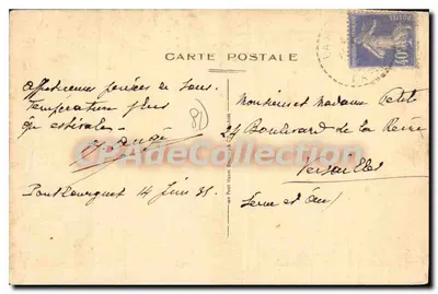Puycelsi — A Igreja, vista interna — Editor não identificado — Verso